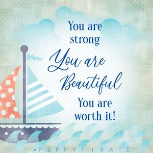 You are beautiful just the way you are!